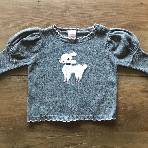 Gymboree Other - Gymboree poodle knit longsleeve 12-18 months